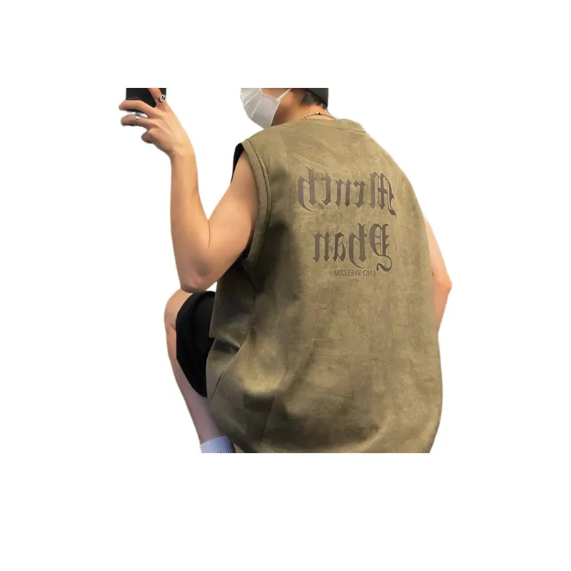 Large Size Basketball Sleeveless Vest-7