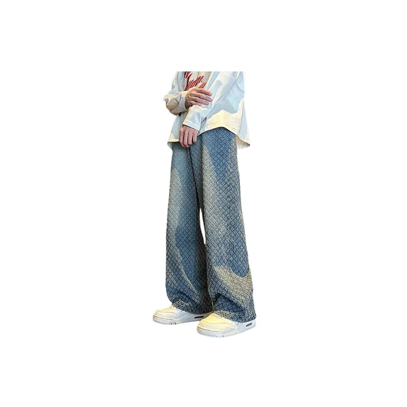 Trendy Loose Wide Leg Jeans-1