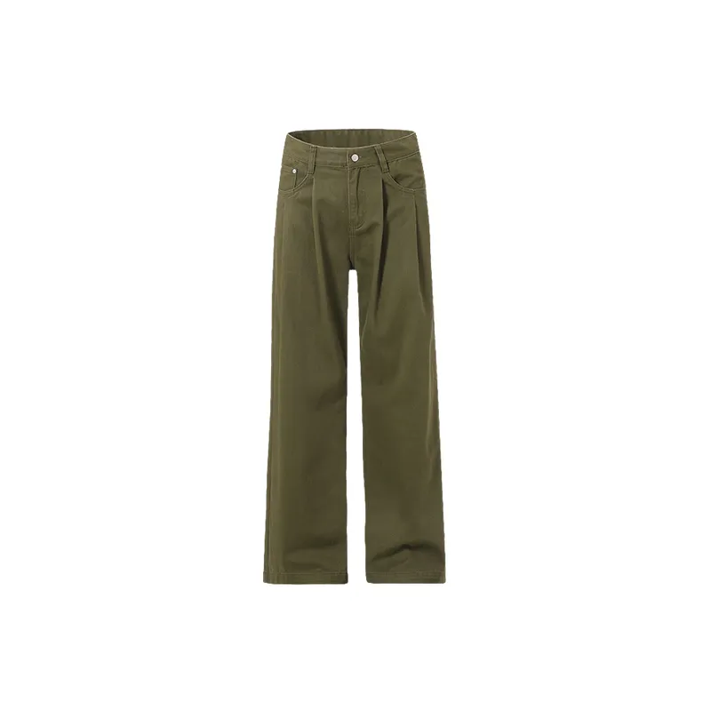 Retro Loose Cotton Casual Pants-2