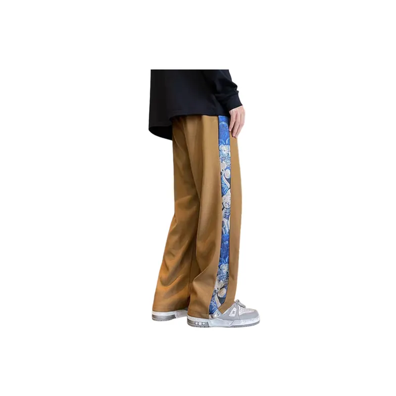 Straight Loose Wide Leg Casual Pants-1