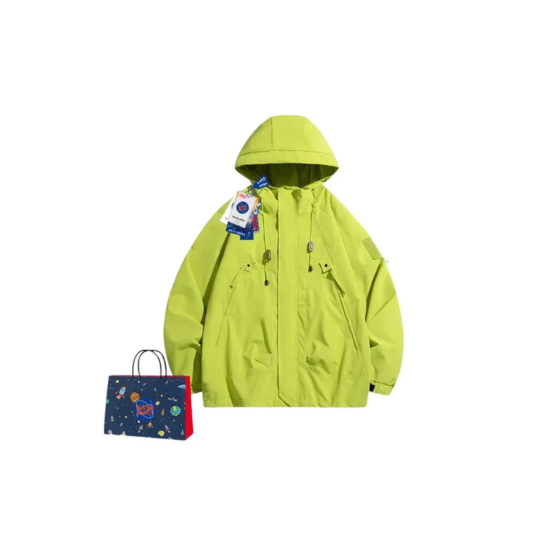Loose Fashionable Blended Synthetic Fabrics Outdoor Jacket-1