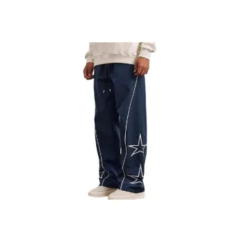 Retro Embroidery Casual Pants