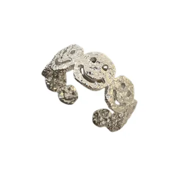 Smiley Face Pearl Ring