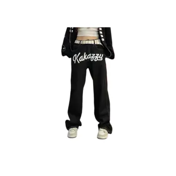 Vintage Printed Streetwear Trousers