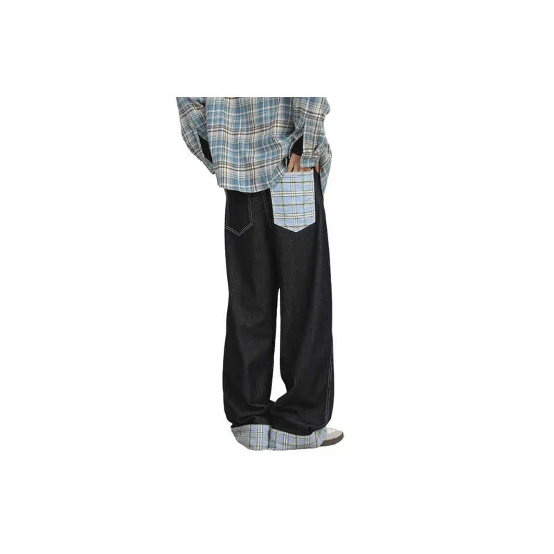 Fashionable Loose Jeans-5