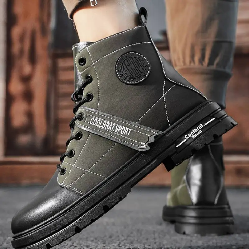 Retro Casual Waterproof Martin Boot-2