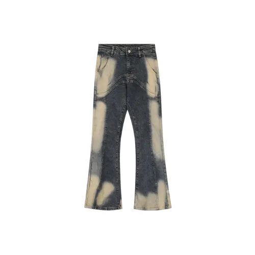 Retro Casual Tie Dye Jeans