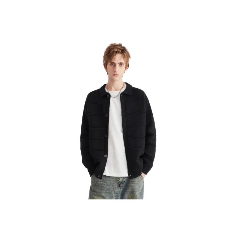 Casual Fashionable Loose Blended Synthetic Fabrics Sweater-3