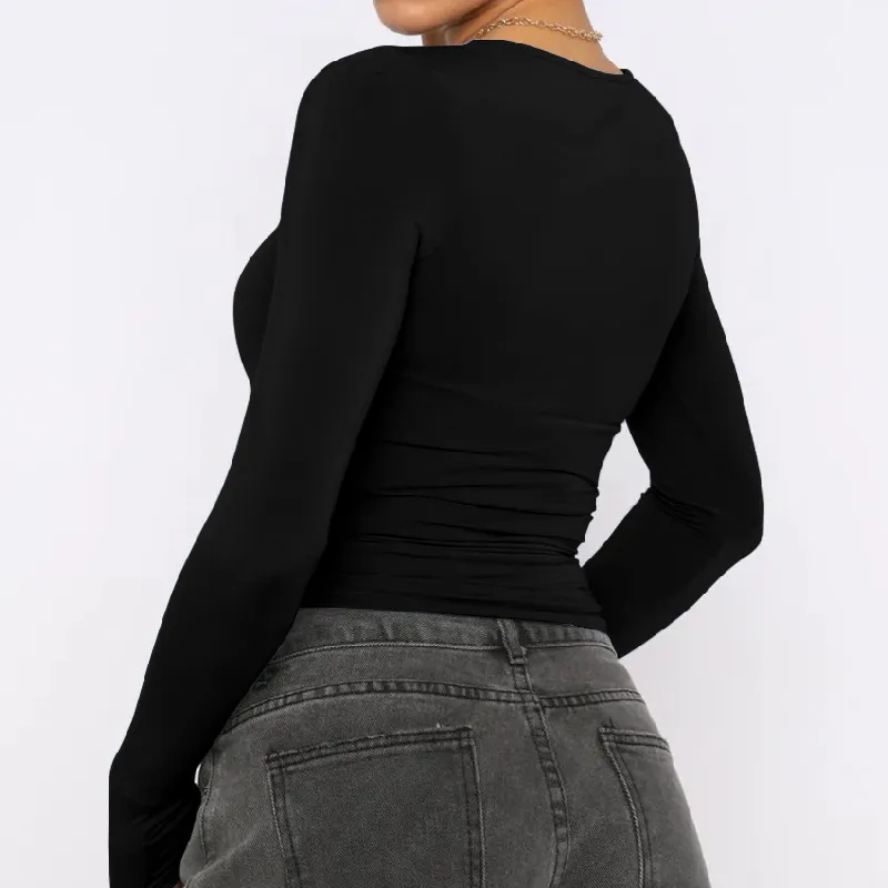 Fashionable Basics Polyester T Shirt-3