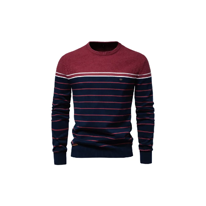 Striped Fashionable Sweater-2