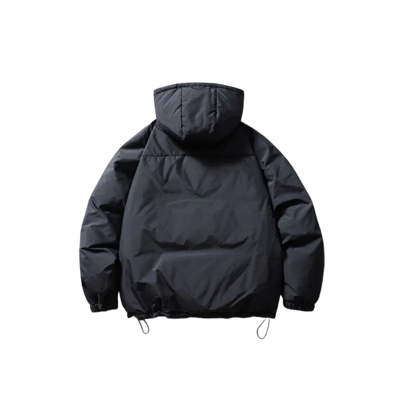 Casual Loose White Duck Down Jacket-1