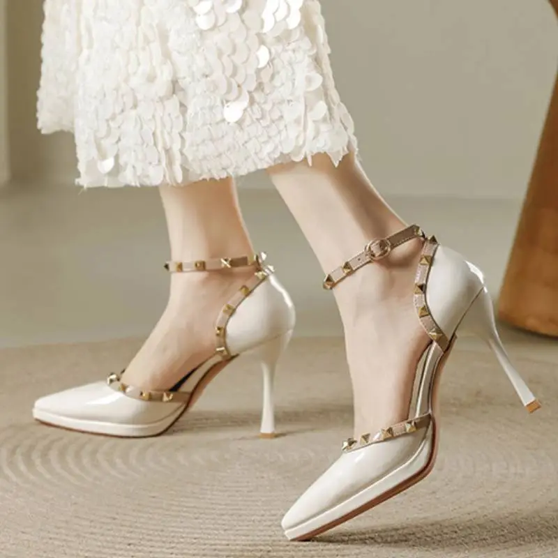 Funky Studded High Heels-2