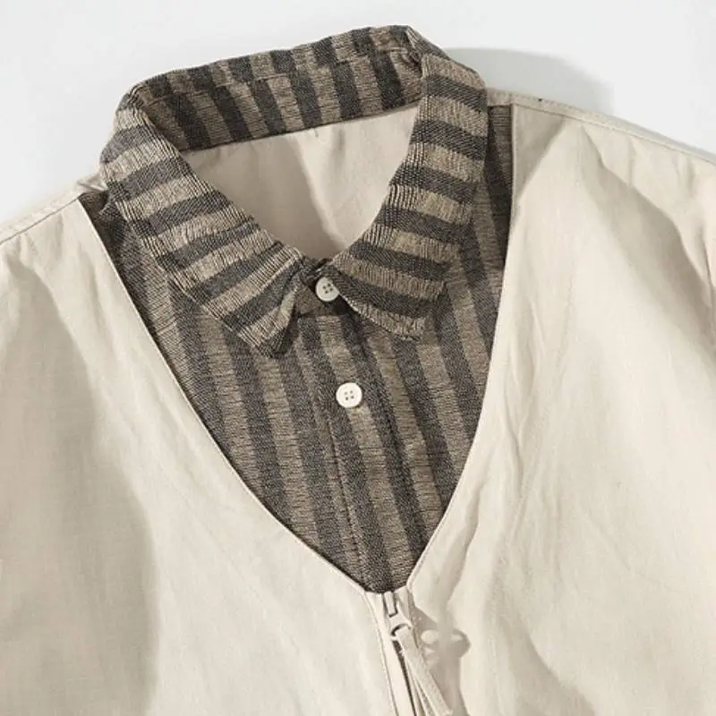 Casual Retro Long Sleeve Shirt-4