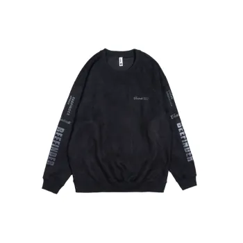 Printed Suede Heavy Loose Large Size Velvet Long Sleeve Sweatshirt