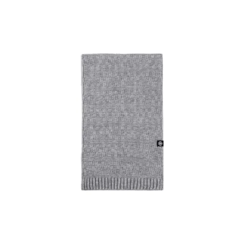 Casual Plaid Knit Scarf