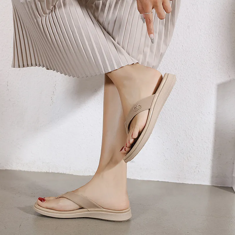 Casual Plain Flip Flops-12