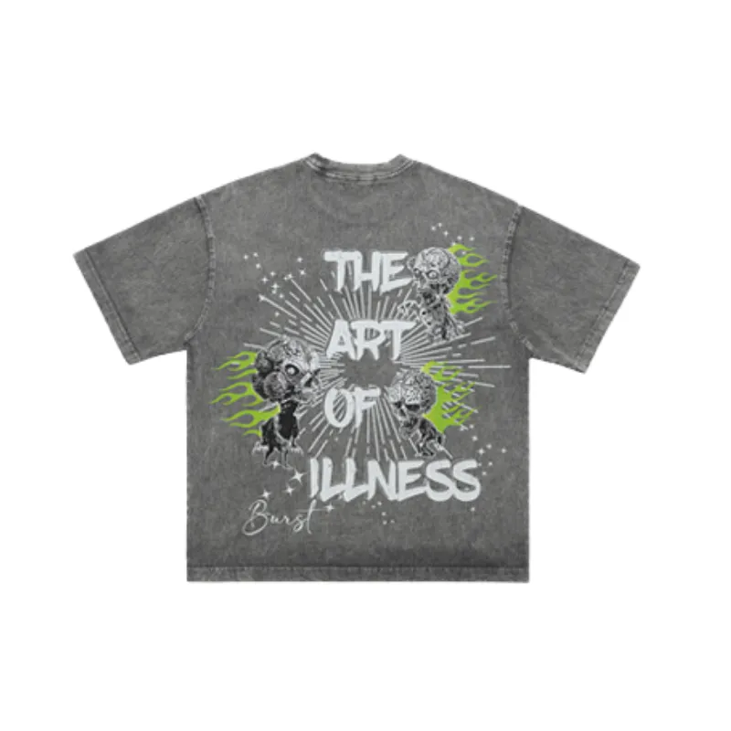 Retro Distress T Shirt-1
