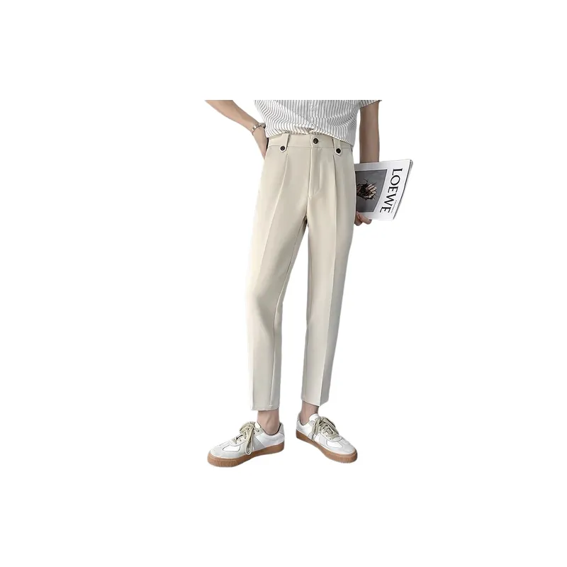 Casual Fashionable Suit Trousers-2