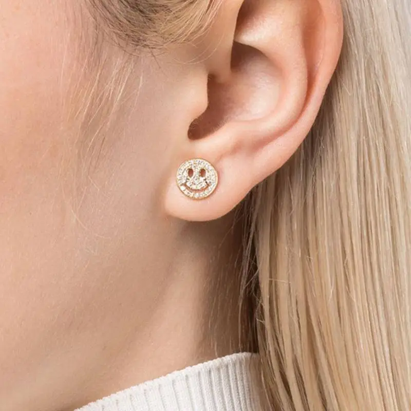 Funky Glitter Ear Stud-3