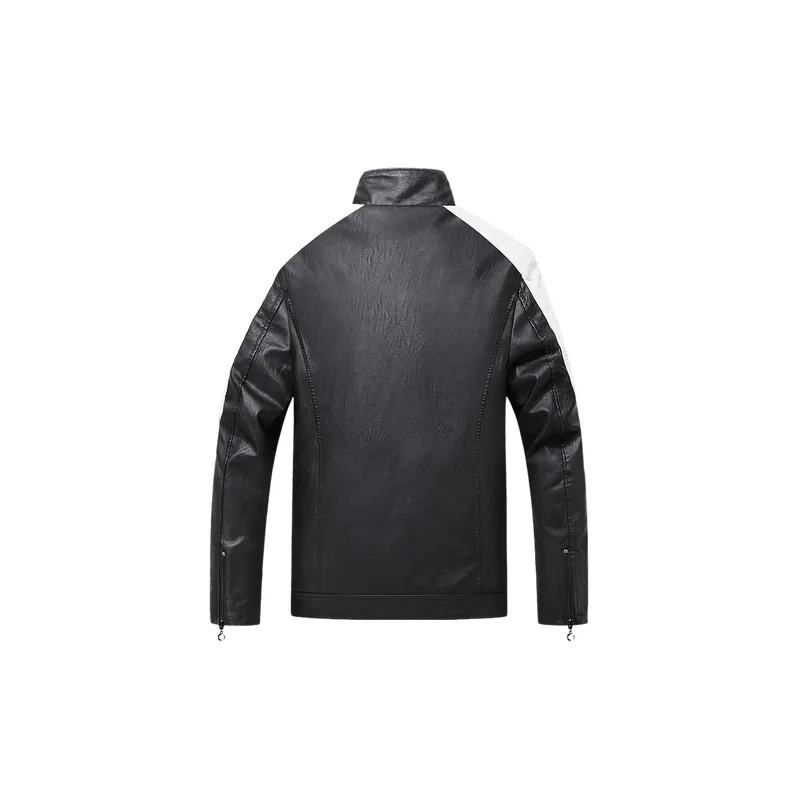 Casual Loose Breathable Leather Jacket-2
