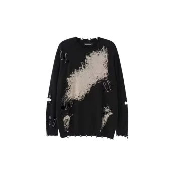 Casual Loose Ripped Sweater
