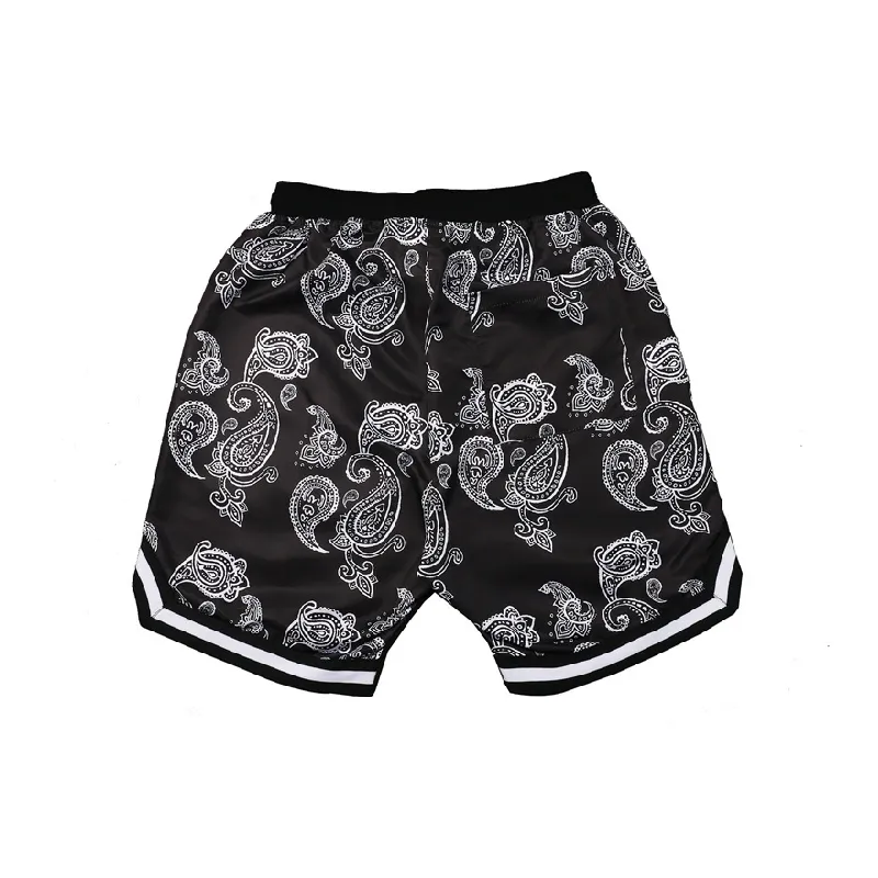 Retro Trendy Blended Synthetic Fabrics Casual Shorts-1