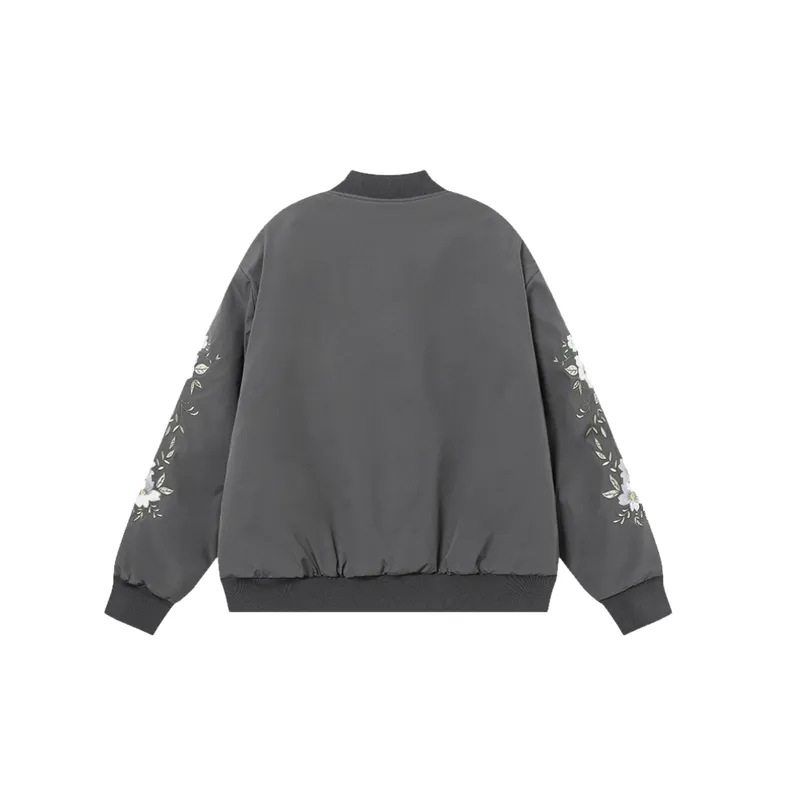 Fashionable Embroidery Quilted Jacket-6
