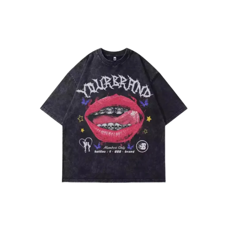 Street Retro 100% Cotton T Shirt-4