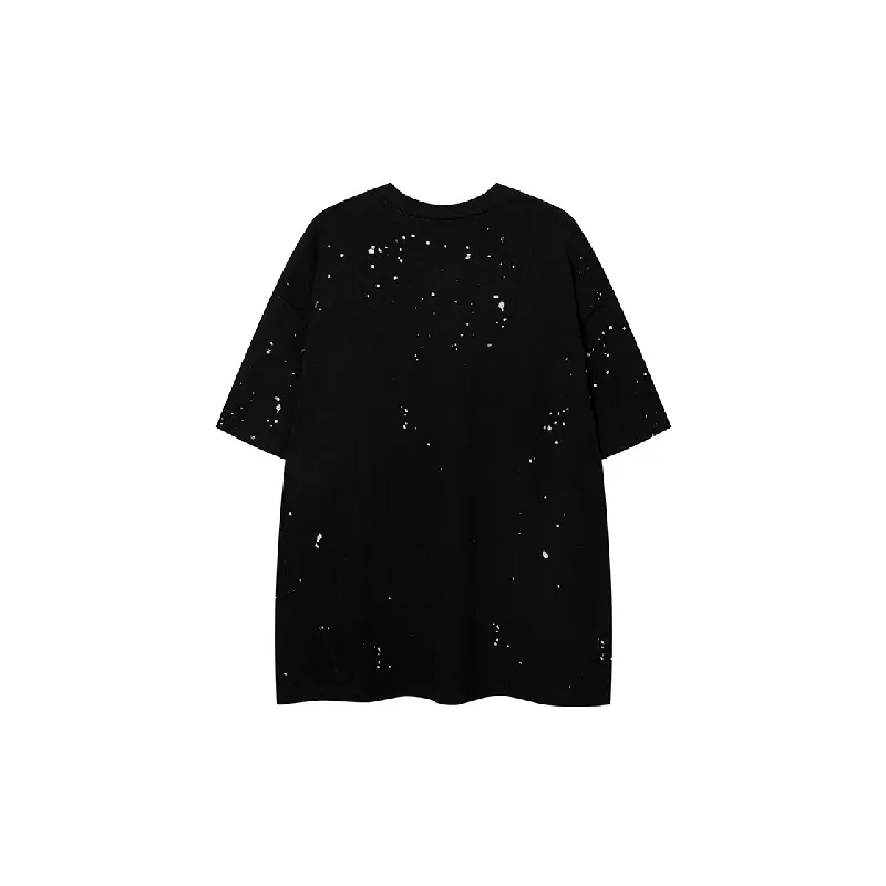 Casual Letter 100% Cotton T Shirt-1