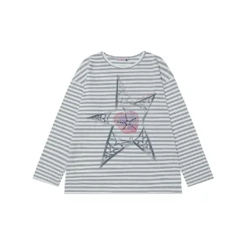 Casual Striped Cotton T Shirt