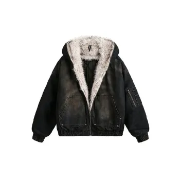 Retro Washed Loose Quilted Jacket