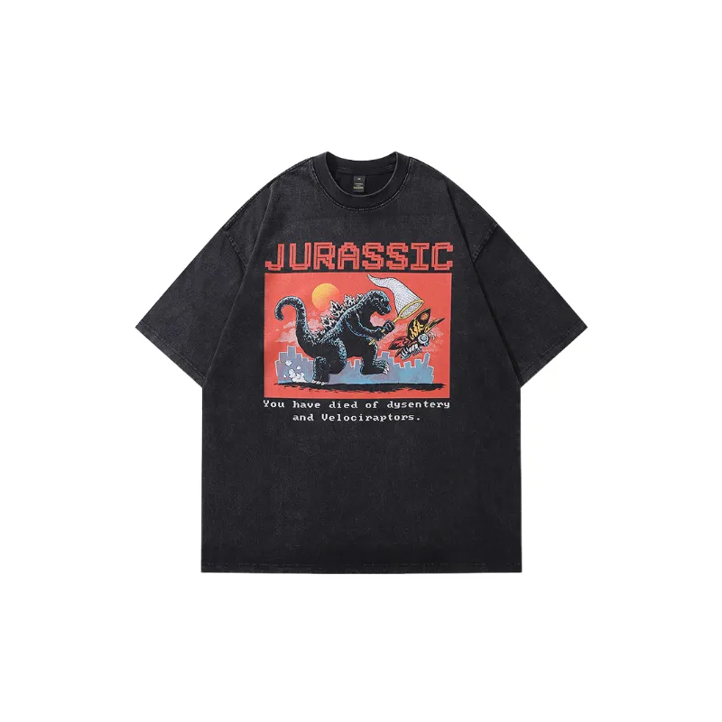 Casual Loose 100% Cotton T Shirt-0