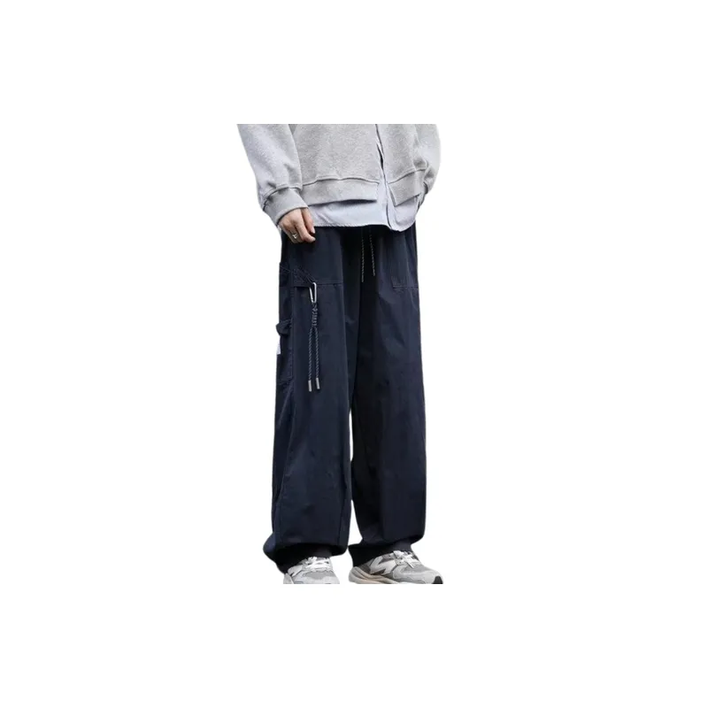 Loose Straight Leg Casual Pants-0