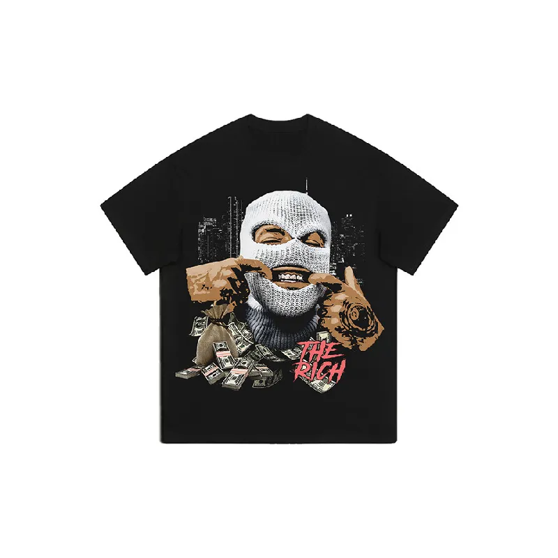 Retro Print 100% Cotton T Shirt Unisex-2