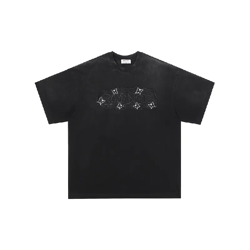 Fashion Washed Cotton T Shirt-2