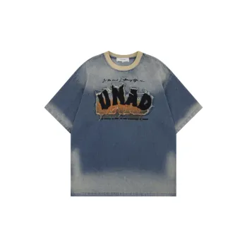 Basics Embroidery Denim T Shirt
