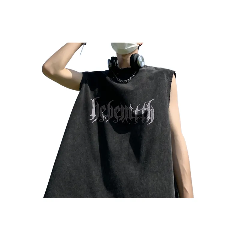 Retro Old Short Sleeved Undershirt-2