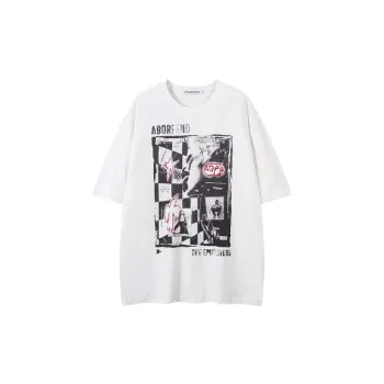 Casual Loose Cotton Blended Fabric T Shirt