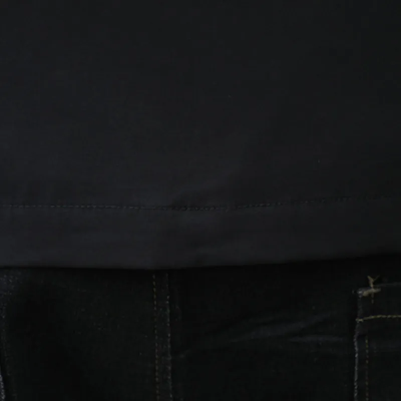 Casual Simple Blended Synthetic Fabrics Jacket-3