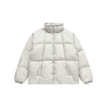 Simple Basics White Duck Down Jacket