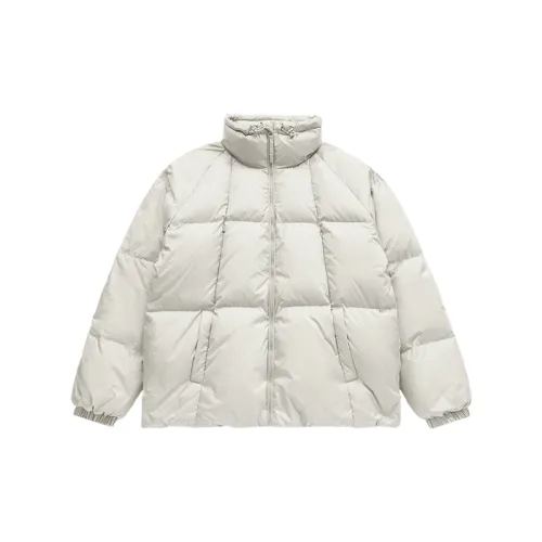 Simple Basics White Duck Down Jacket