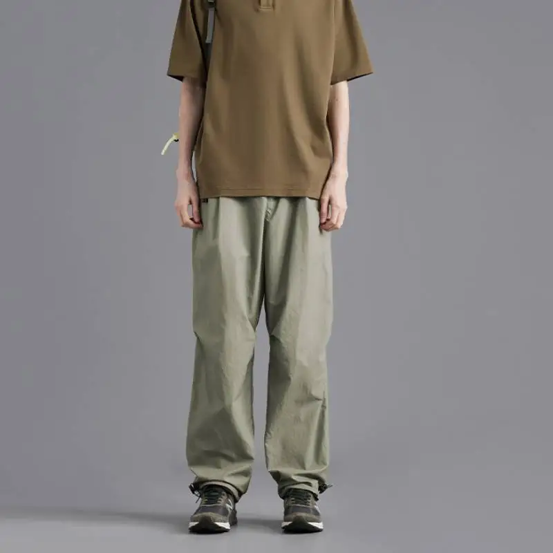 Fashionable Loose Hard Shell Pants-2