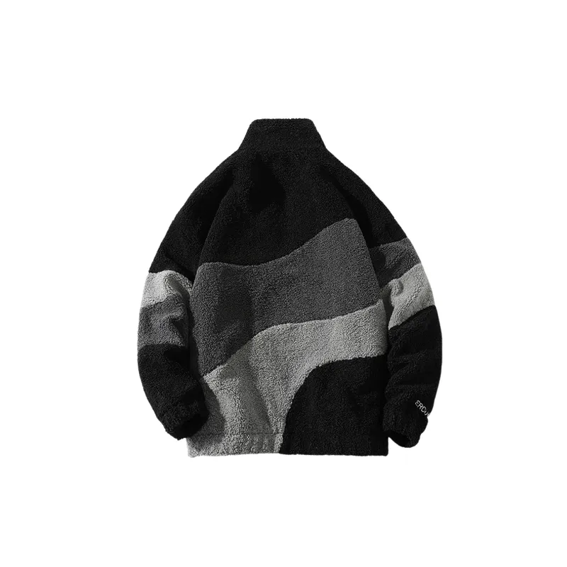 Funky Warm Blended Synthetic Fabrics Jacket-5