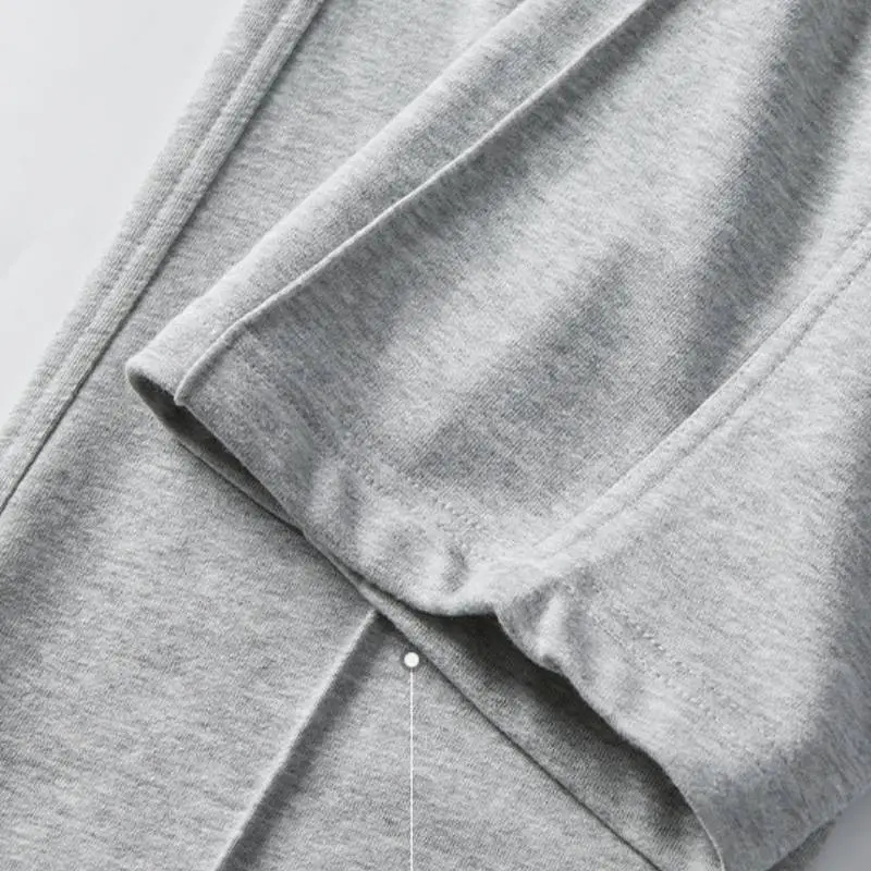 Fashion Loose Cotton Blended Fabric Sports Pants-4