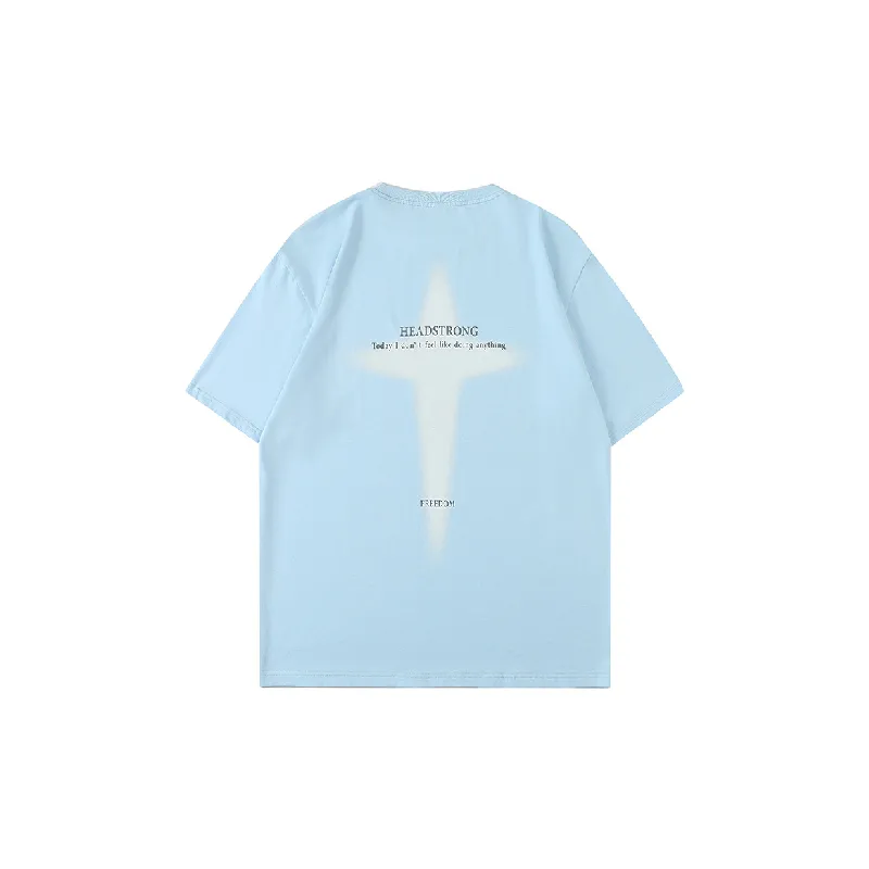 Fashionable Loose 100% Cotton T Shirt-3