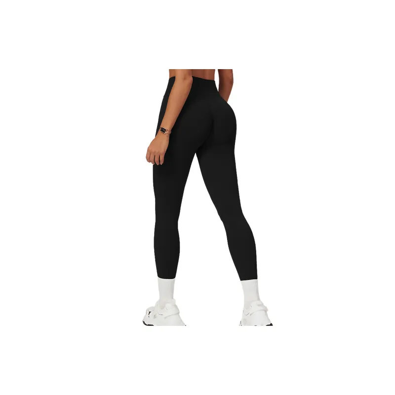 Plain Sporty Leggings Women-1