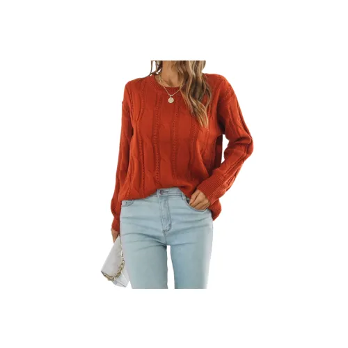 Pullover mit Hahn-Intarsie