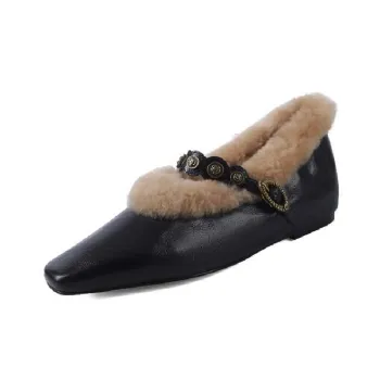 Retro Warming Mary Jane Shoes
