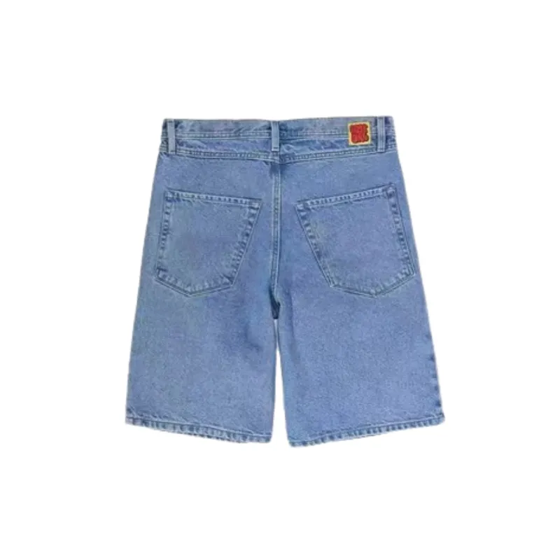Simple Regular Denim Shorts-1
