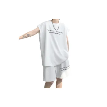 Sleeveless Vest And Trendy Shorts Set